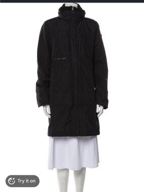 Post Card  luxury Women’s Long Puffer Parka Coat Jacket Size 10